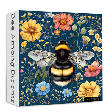Abeille parmi les fleurs puzzle 1000 pièces